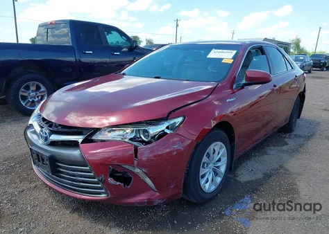 2017 Toyota Camry Hybrid Le из США, поврежденный, VIN 4T1BD1FK3HU206537
